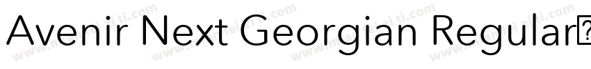 Avenir Next Georgian Regular下载字体转换